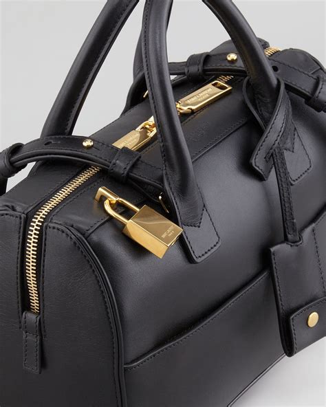 ysl vavin black classic leather bags|Saint Laurent Black Duffle Bags & Handbags for Women.